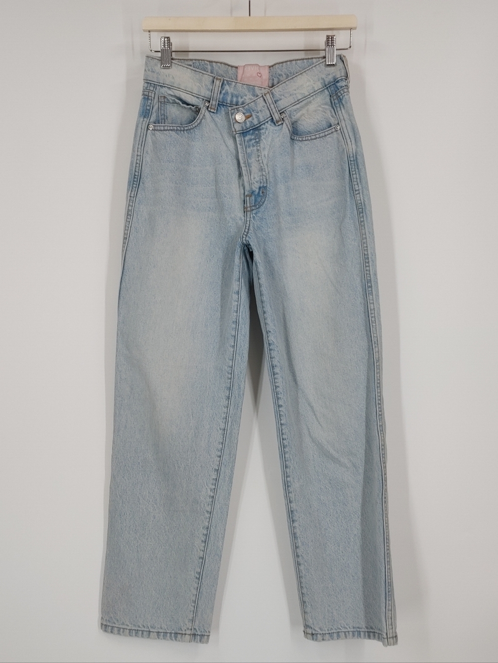 Revice Crossover Cinched Waist Jeans